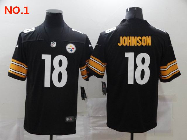 Cheap Men's Pittsburgh Steelers #18 Diontae Johnson Jerseys-36